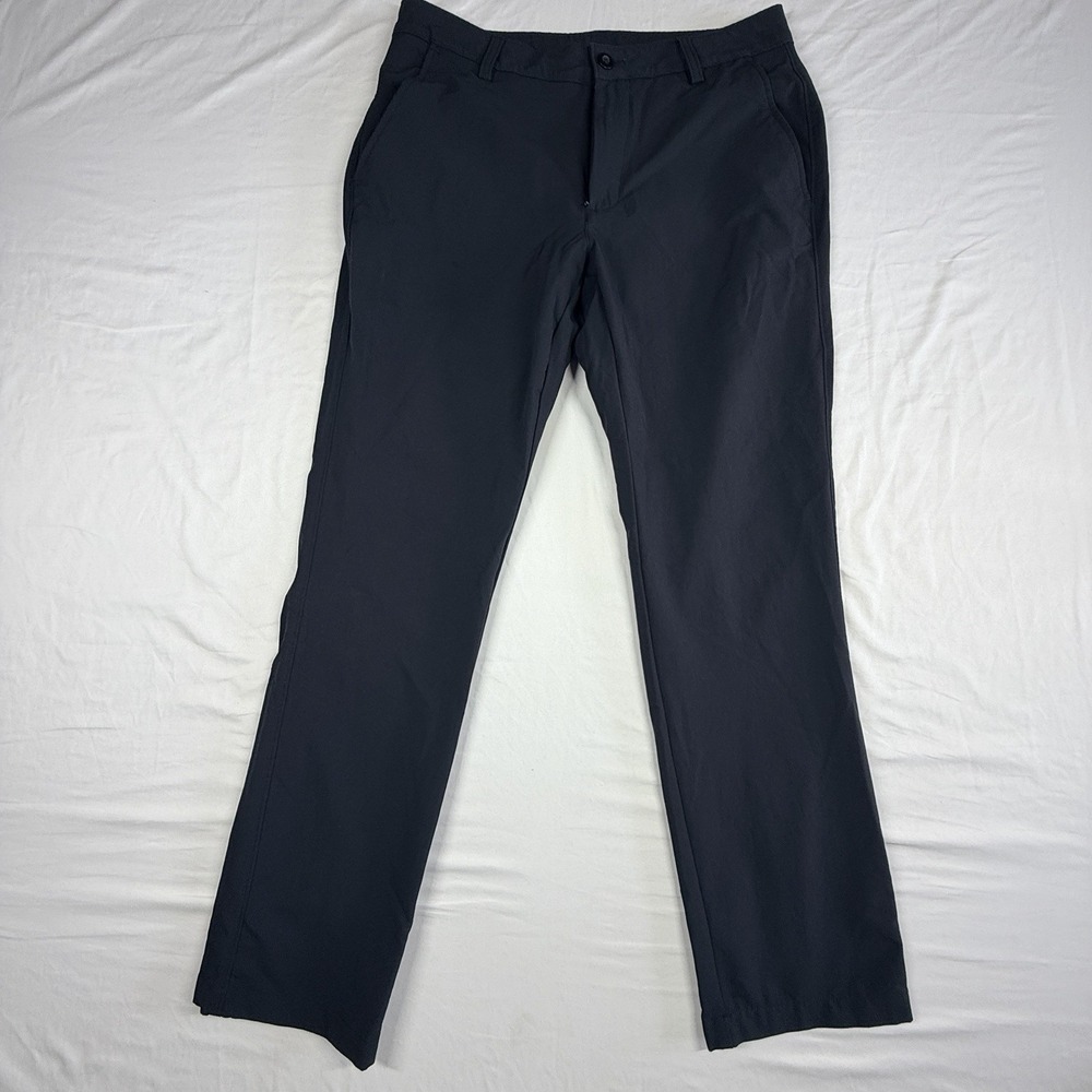Men's Under Armour Matchplay Tapered Golf Pants Black 34/32 Stretch Quick Dry